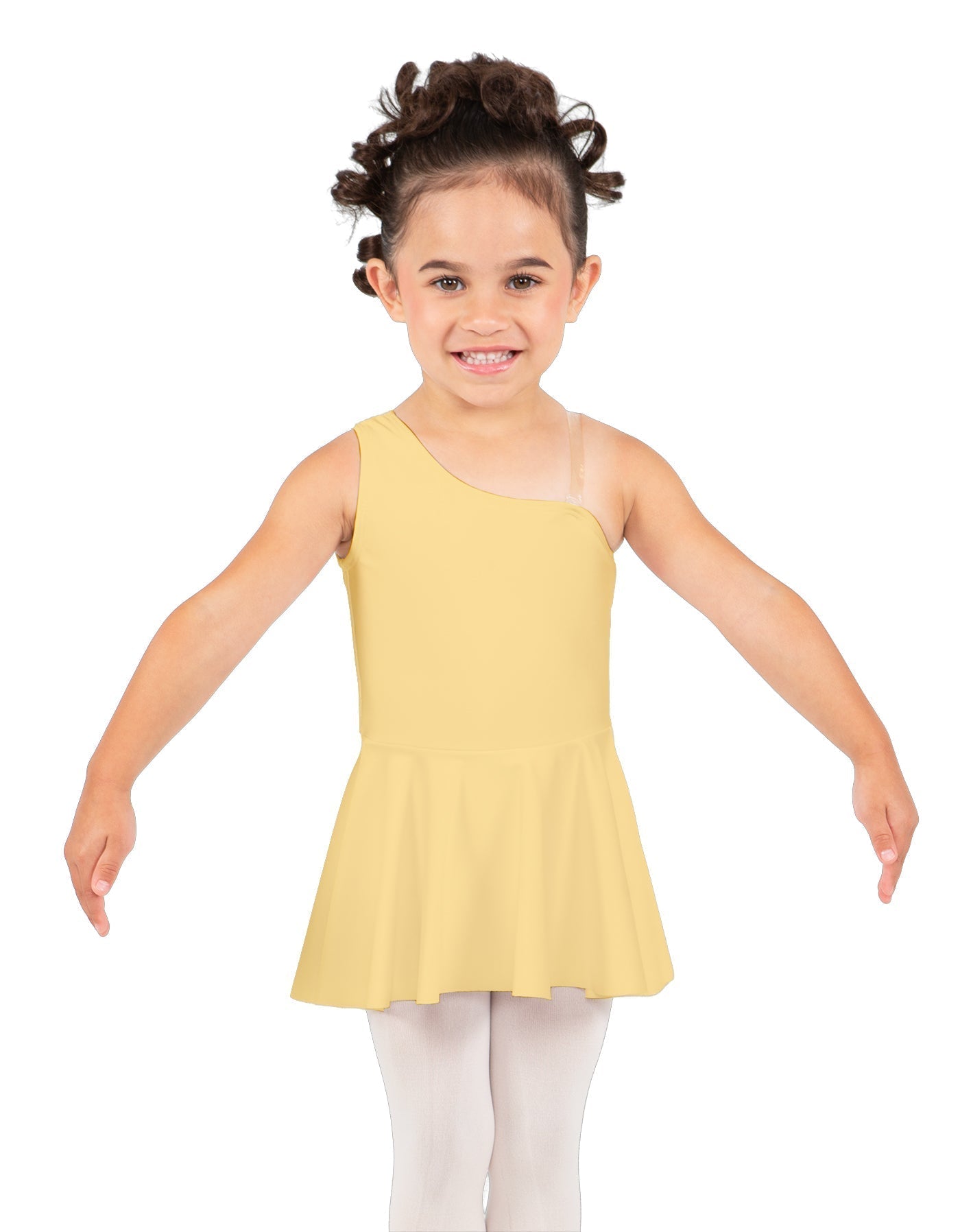 Solid Lycra One Shoulder Dress