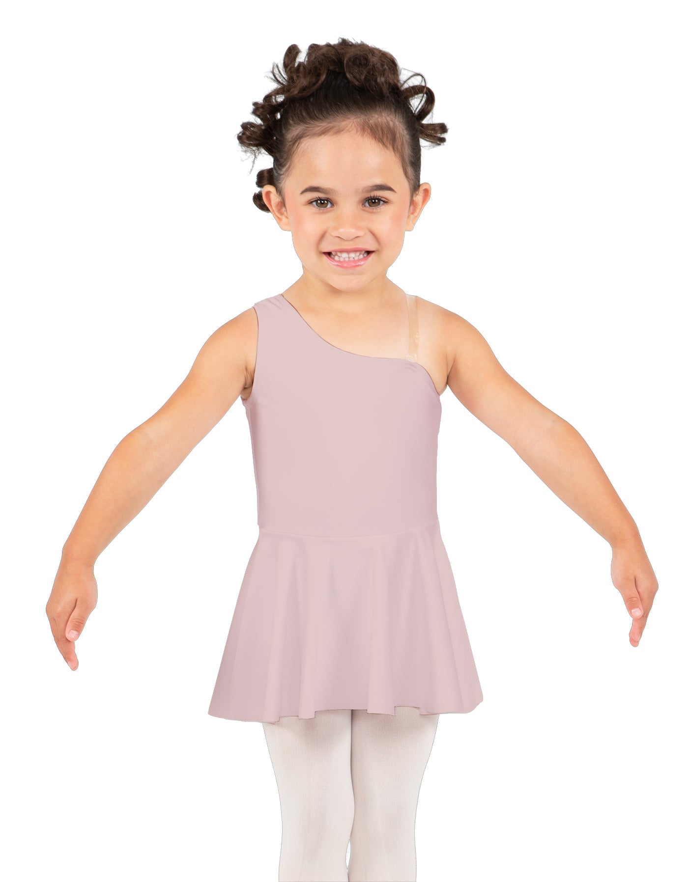 Solid Lycra One Shoulder Dress