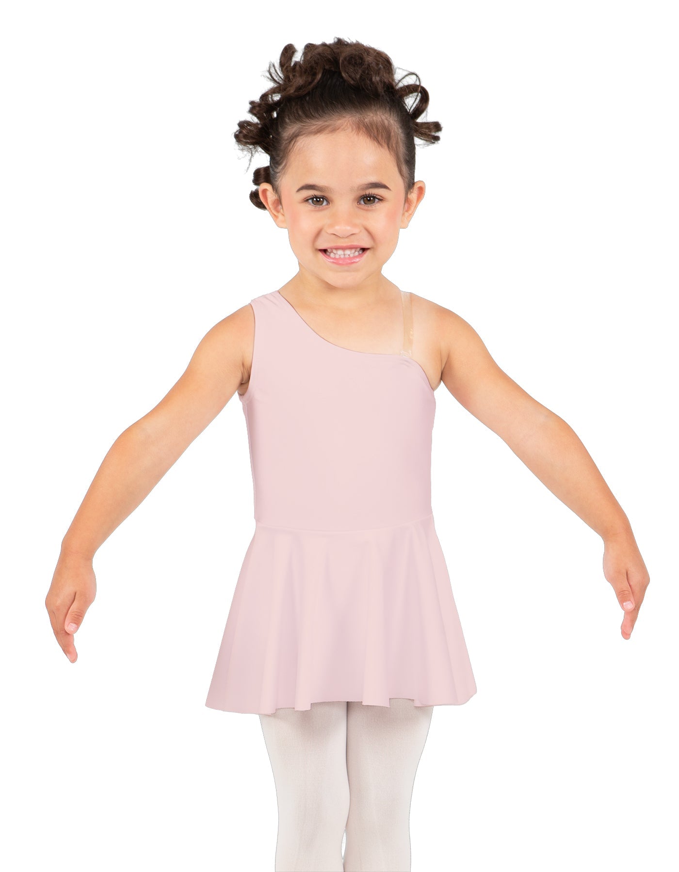 Solid Lycra One Shoulder Dress