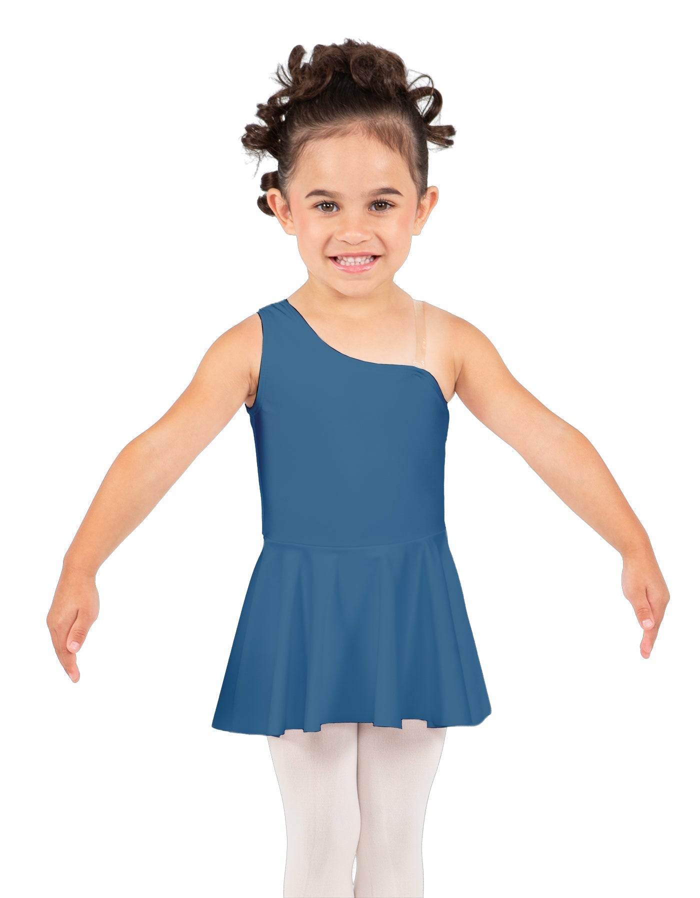 Solid Lycra One Shoulder Dress