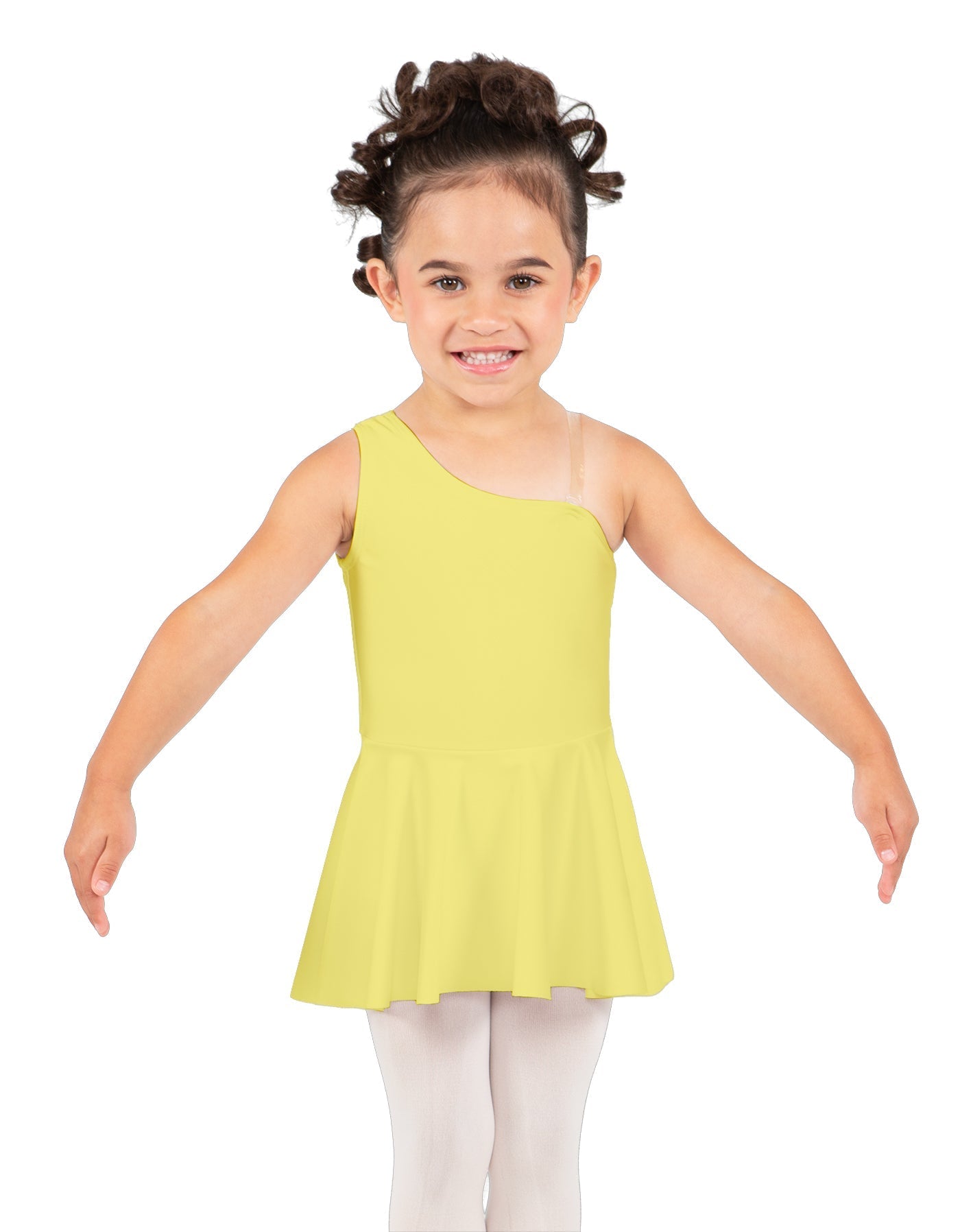 Solid Lycra One Shoulder Dress