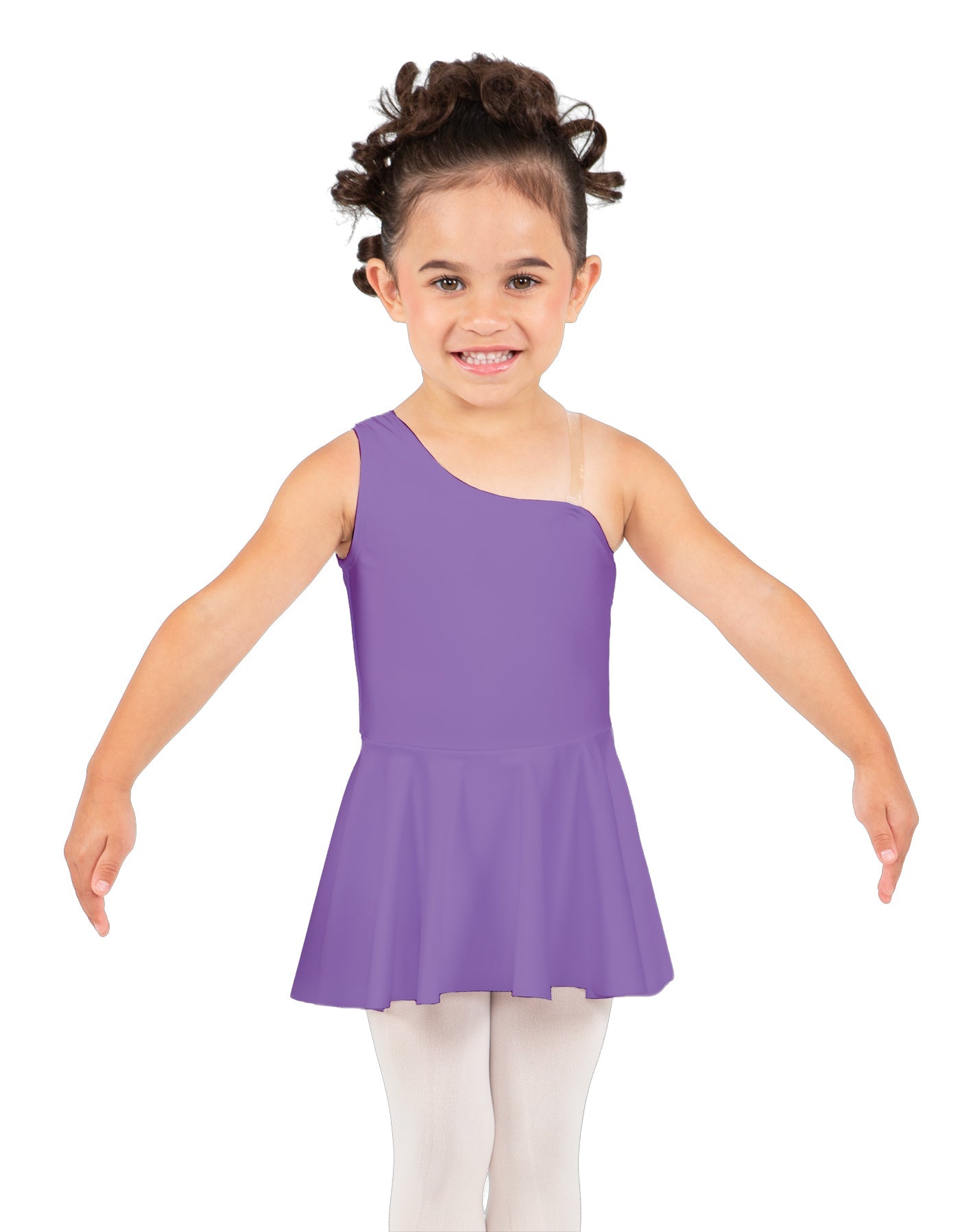 Solid Lycra One Shoulder Dress