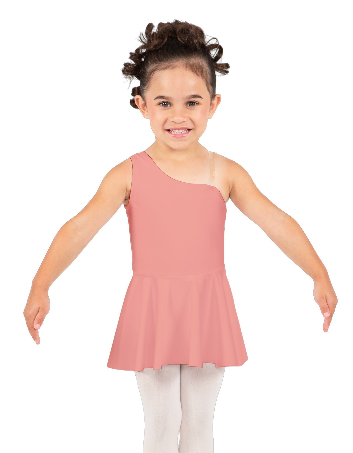 Solid Lycra One Shoulder Dress