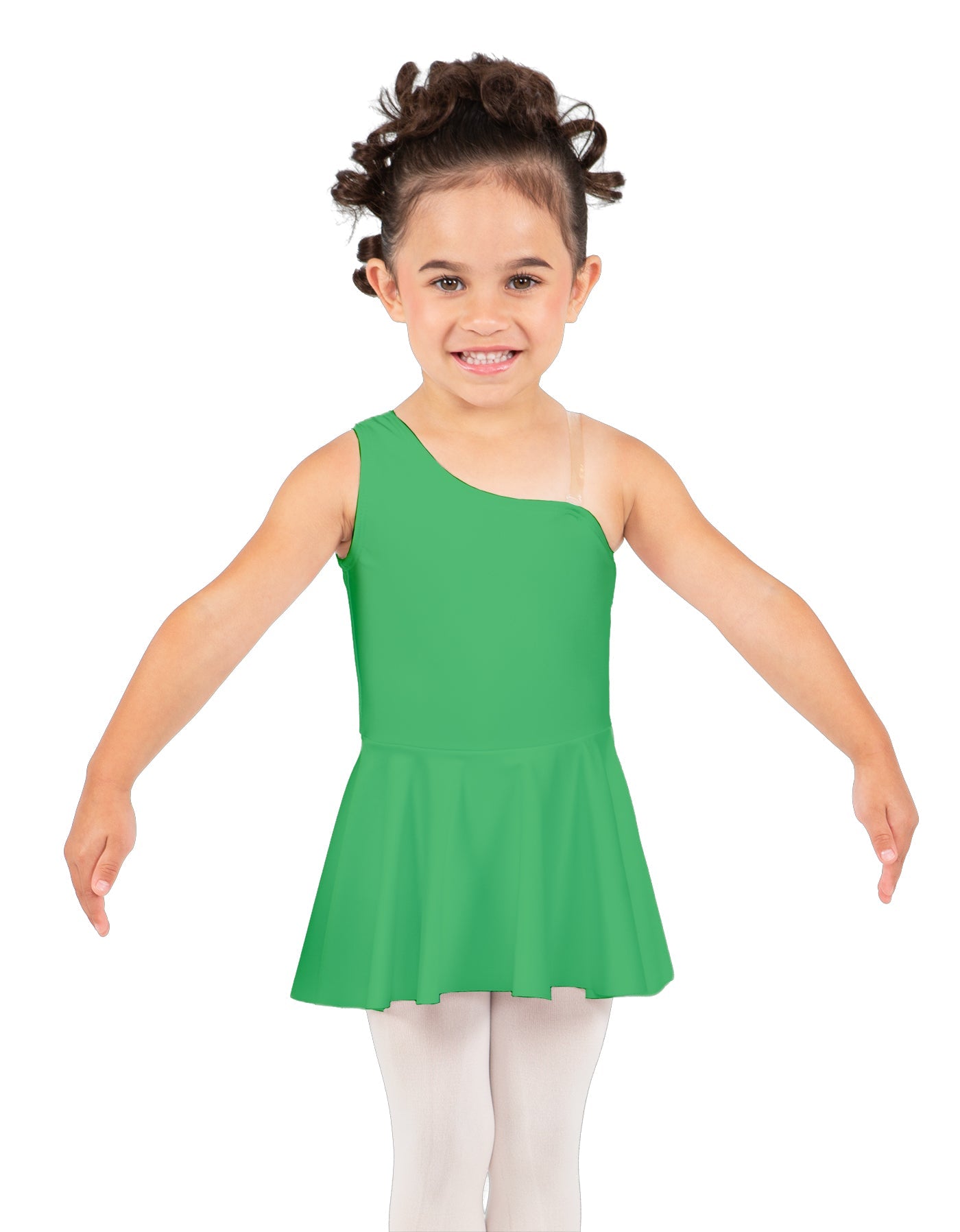 Solid Lycra One Shoulder Dress