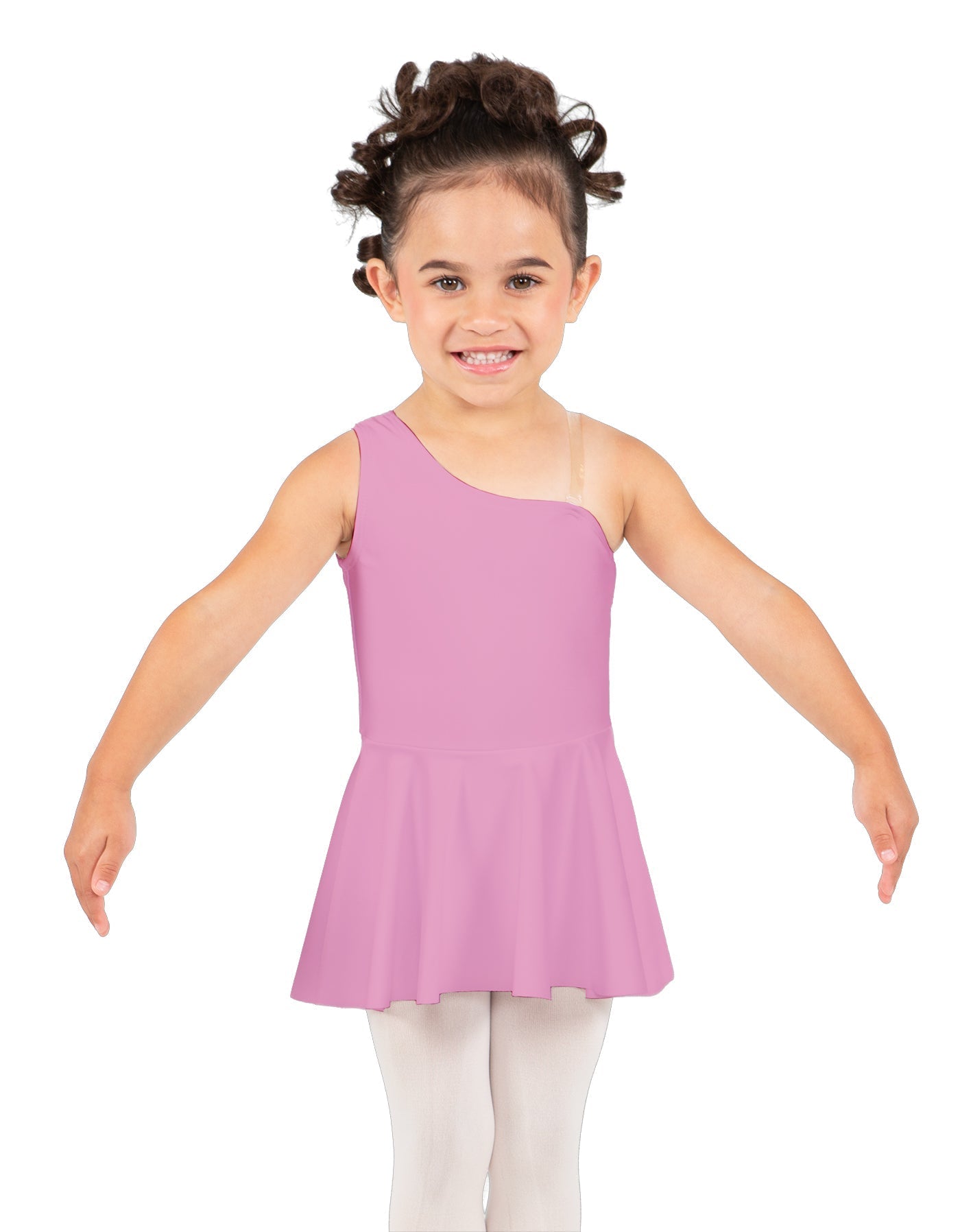 Solid Lycra One Shoulder Dress