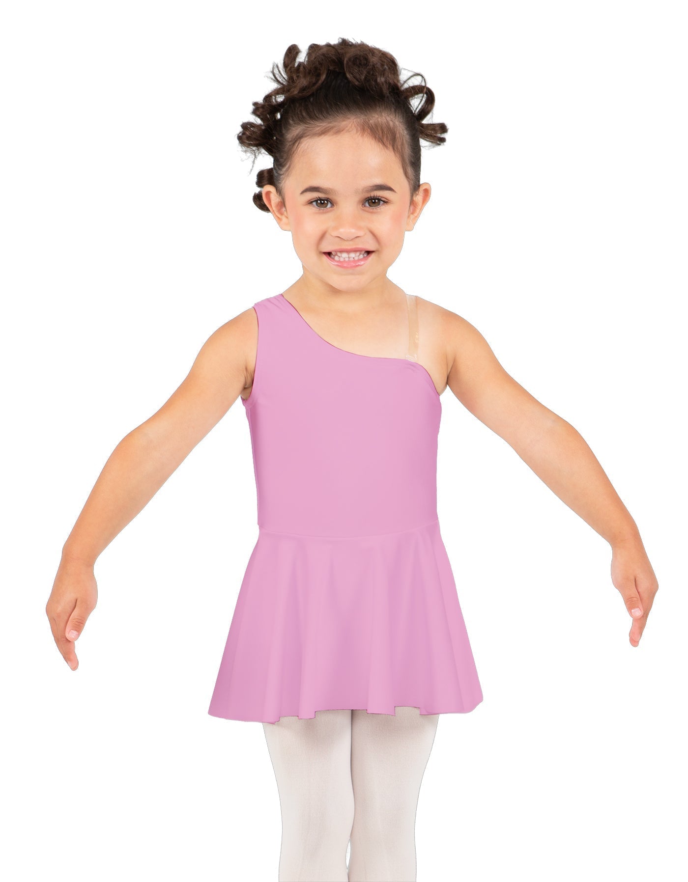 Solid Lycra One Shoulder Dress
