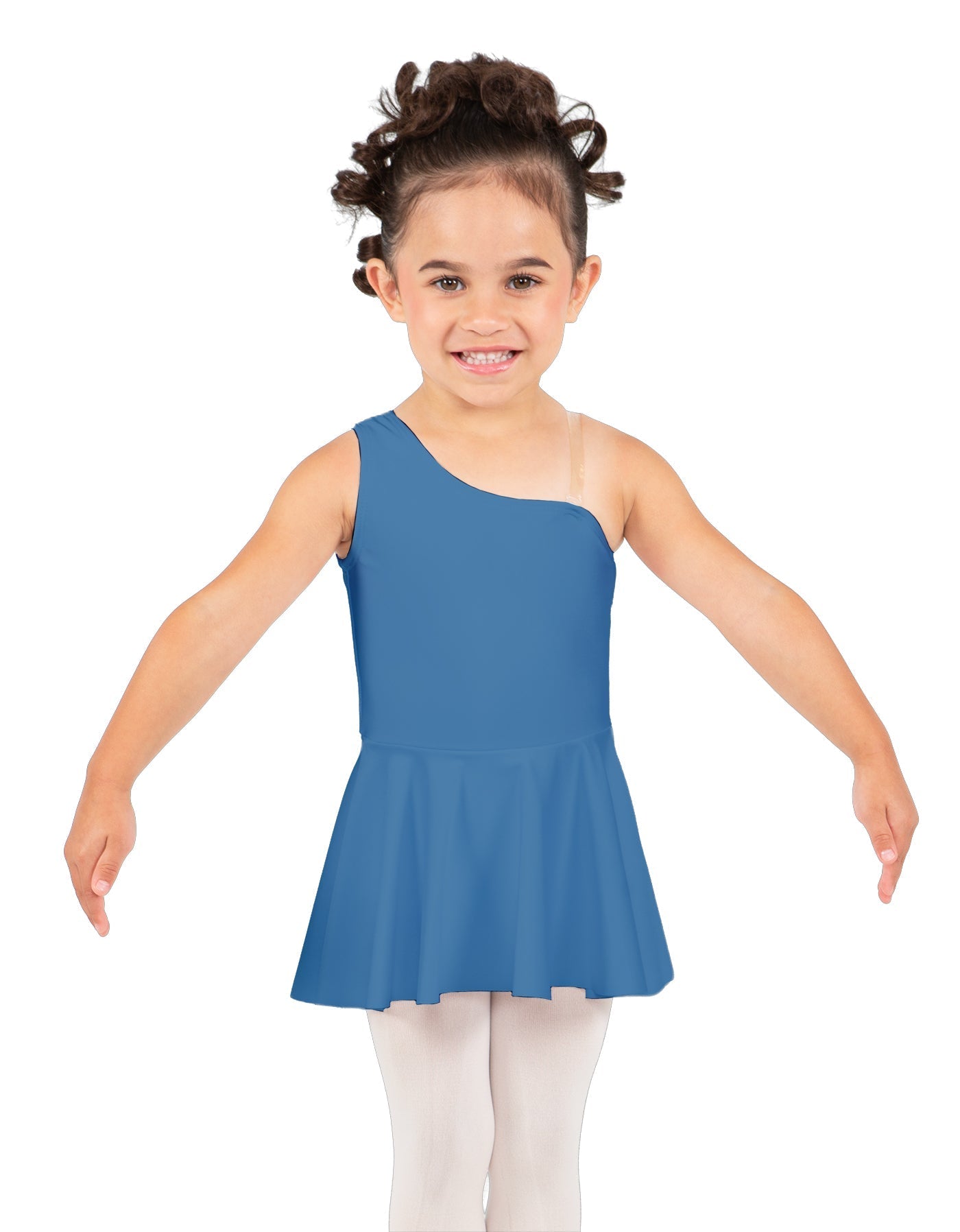Solid Lycra One Shoulder Dress