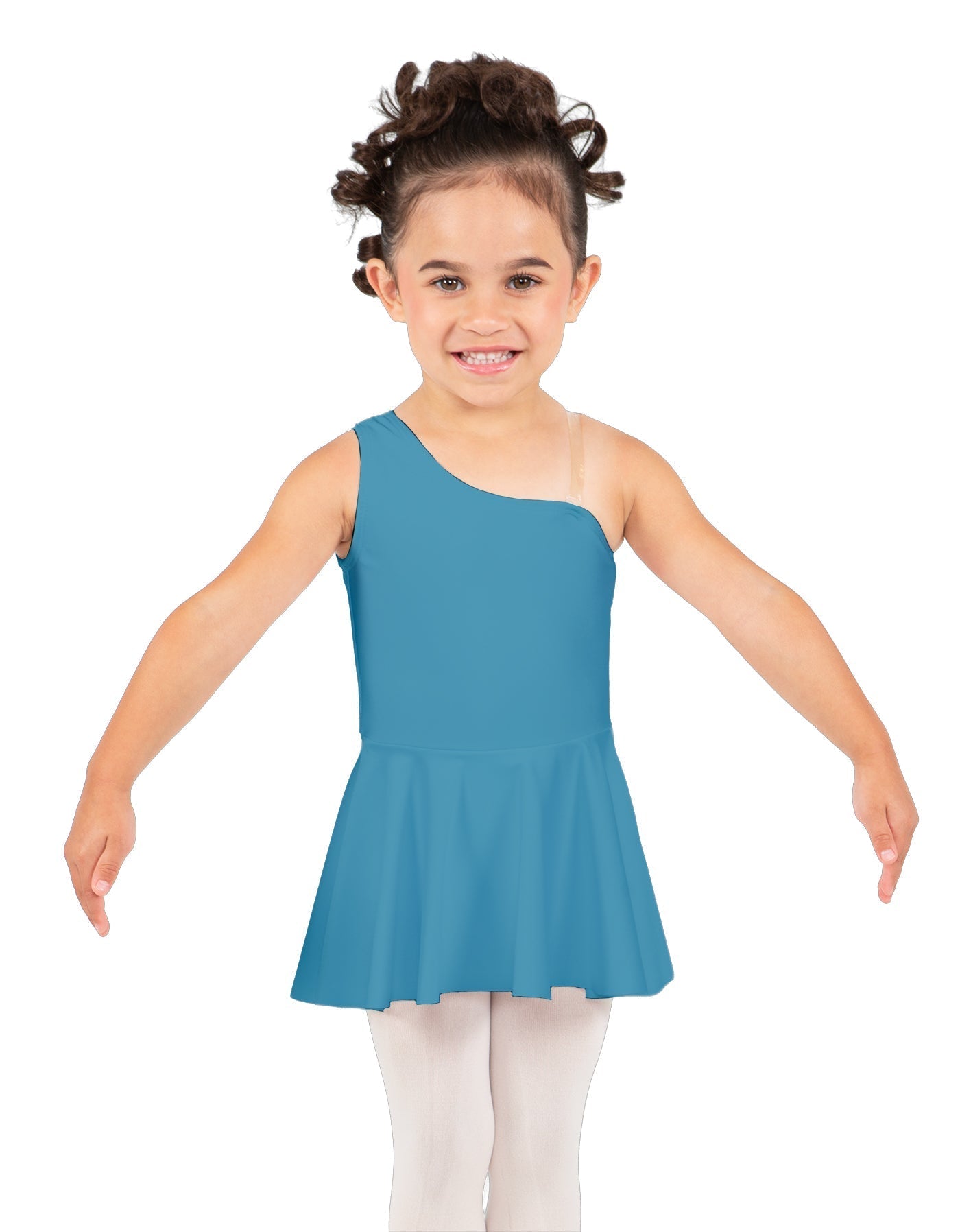 Solid Lycra One Shoulder Dress