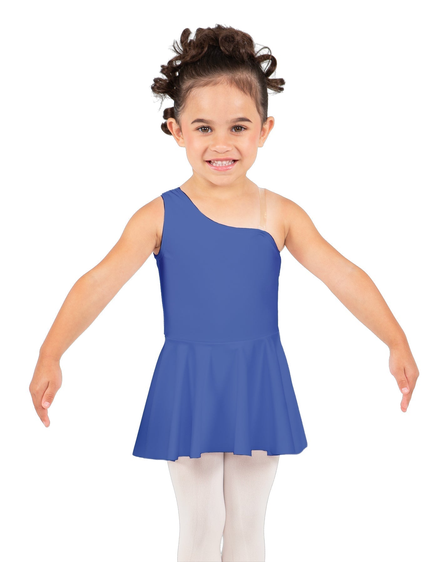 Solid Lycra One Shoulder Dress