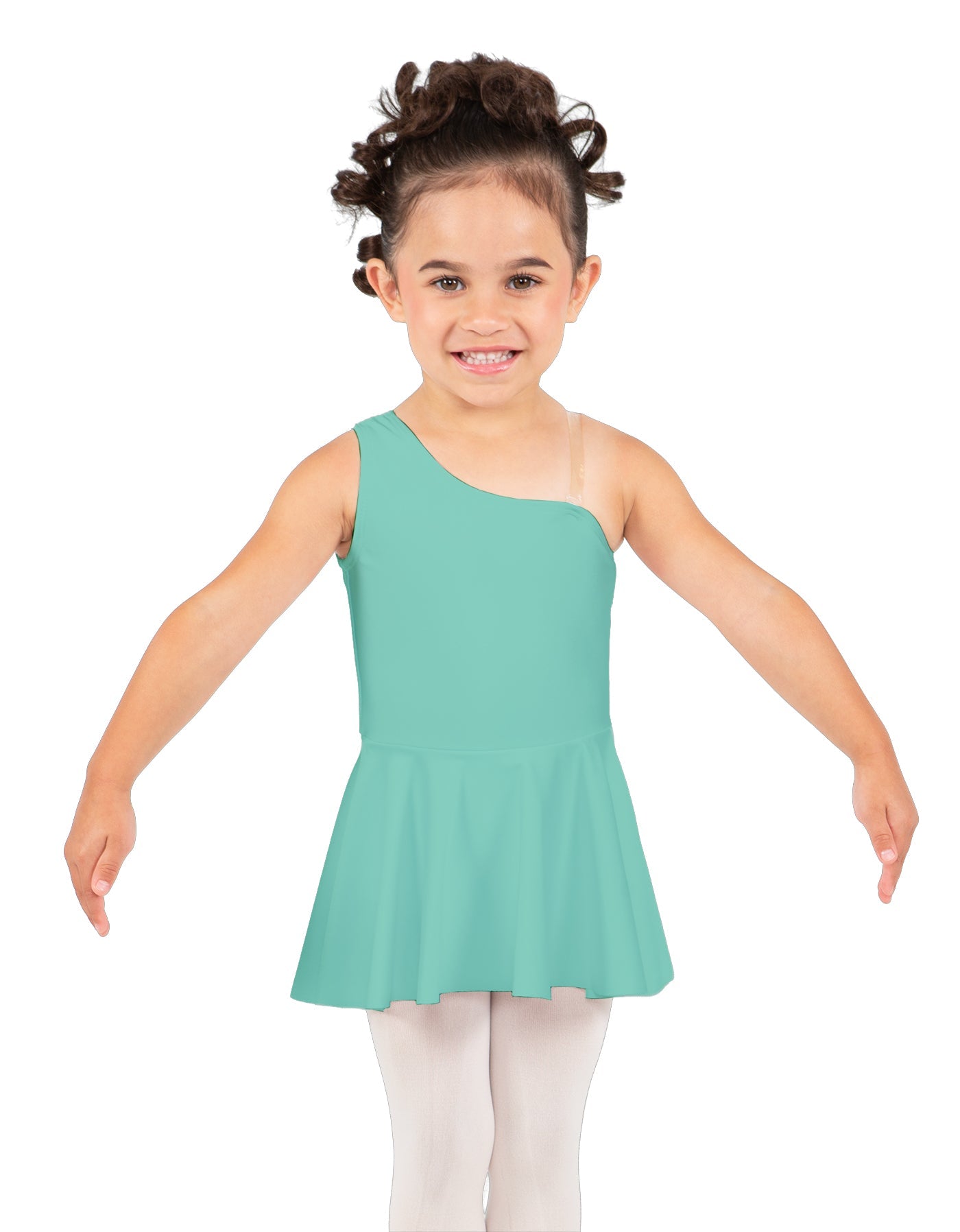 Solid Lycra One Shoulder Dress