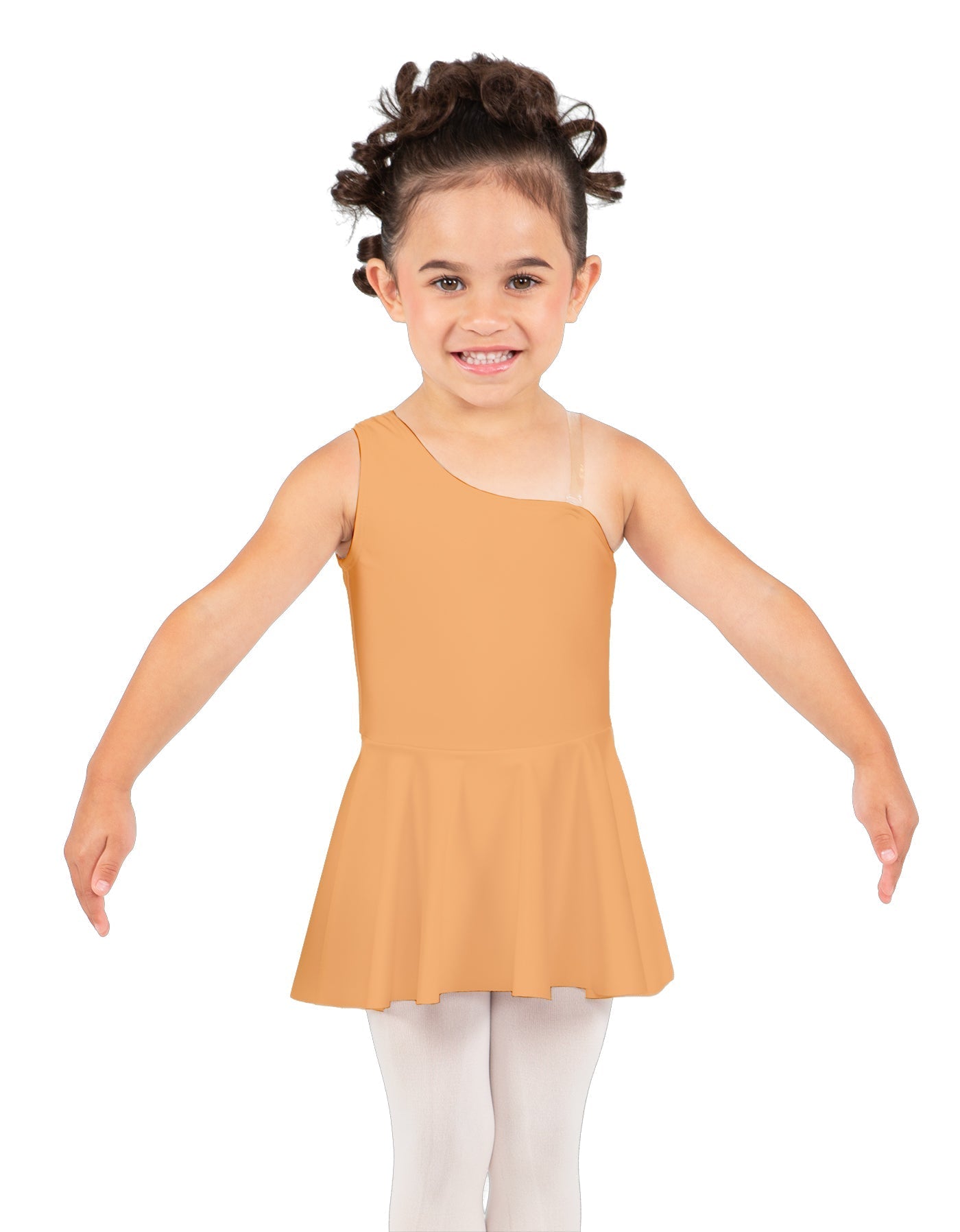 Solid Lycra One Shoulder Dress