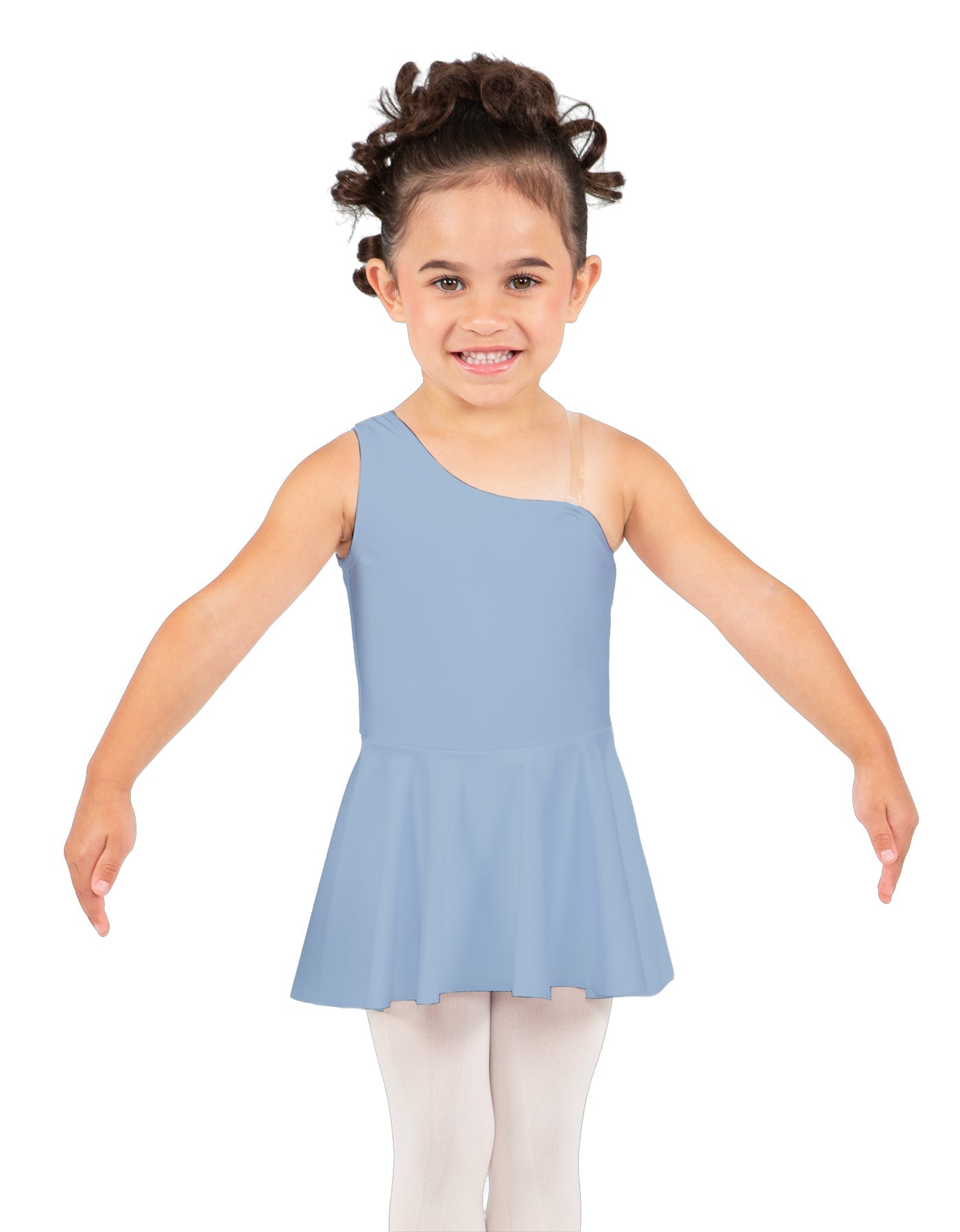 Solid Lycra One Shoulder Dress