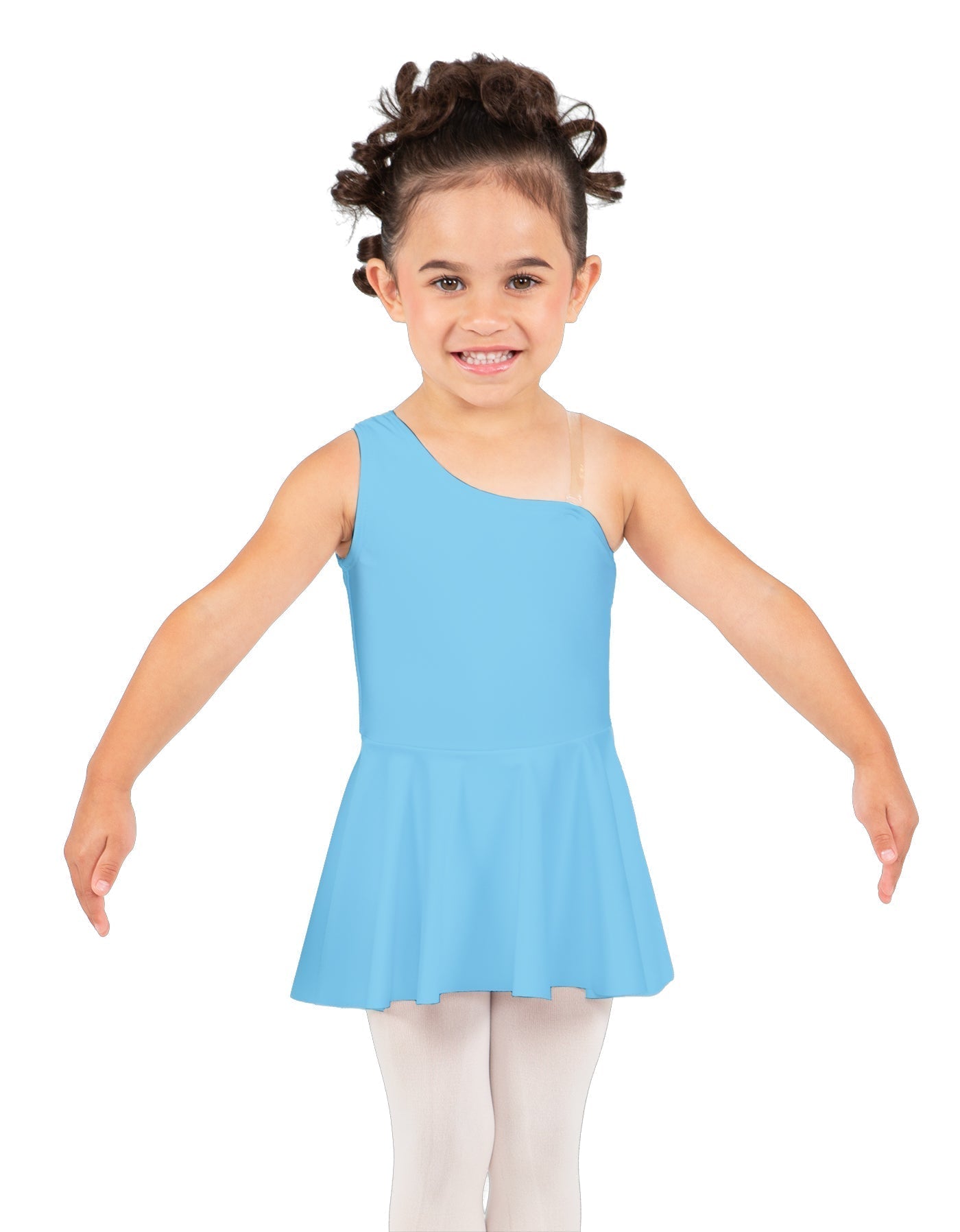 Solid Lycra One Shoulder Dress