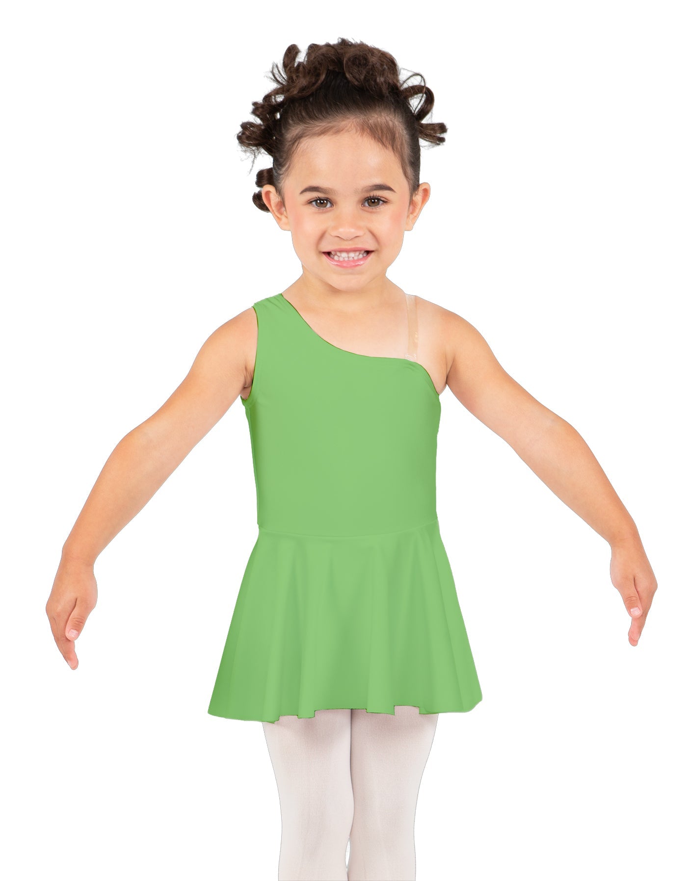 Solid Lycra One Shoulder Dress