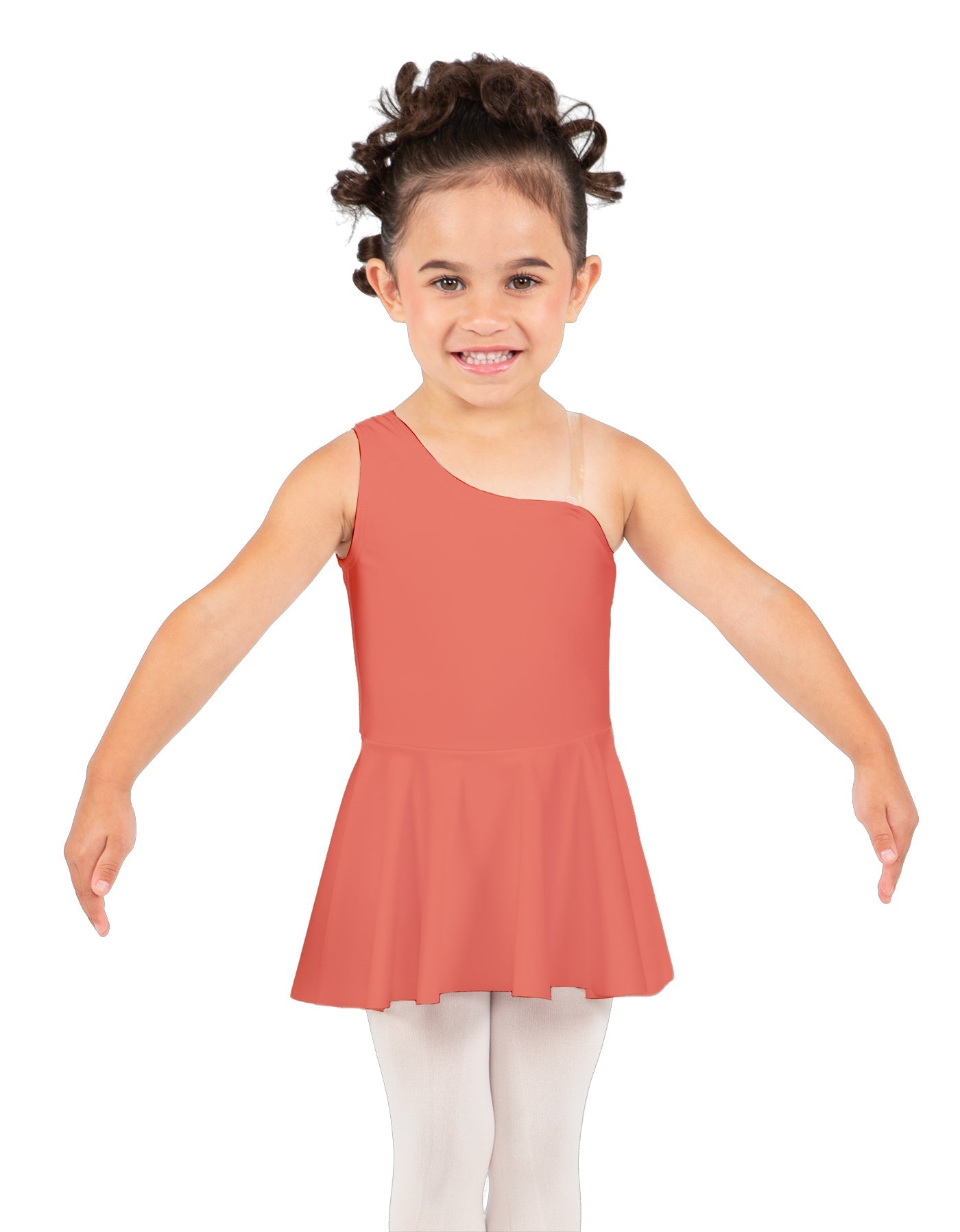 Solid Lycra One Shoulder Dress