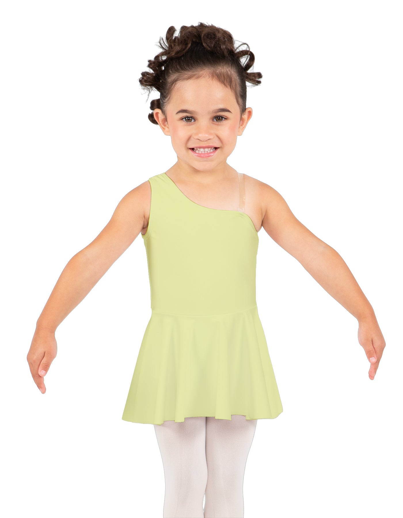 Solid Lycra One Shoulder Dress