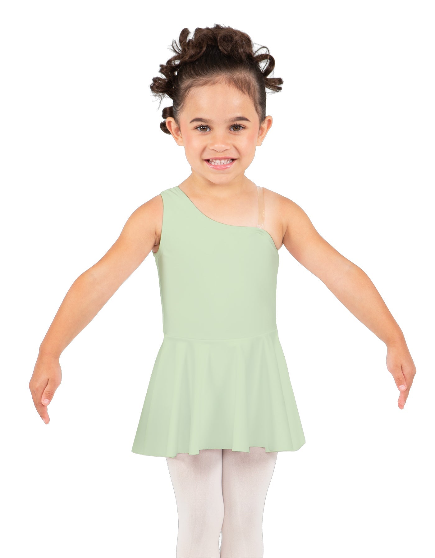 Solid Lycra One Shoulder Dress