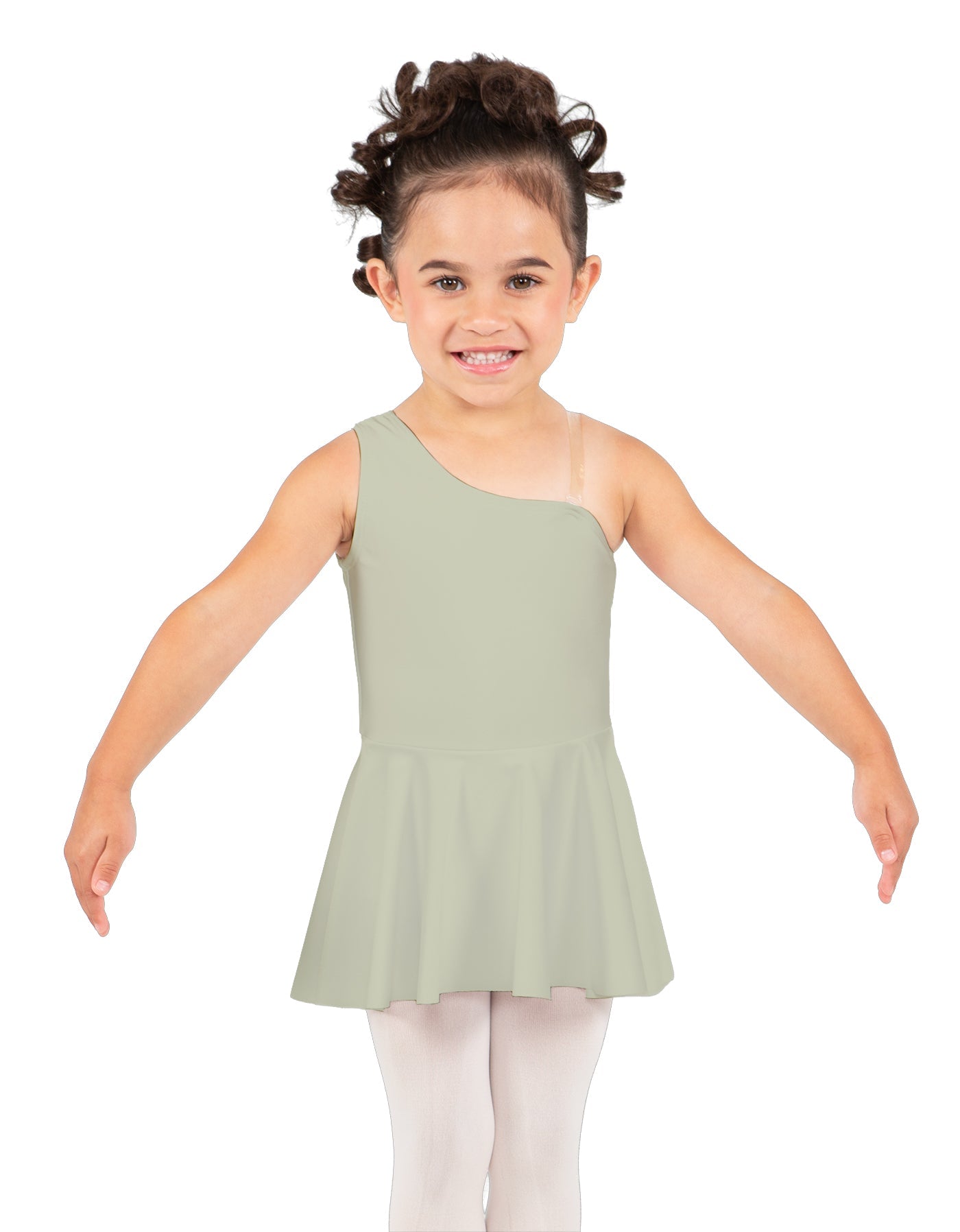 Solid Lycra One Shoulder Dress
