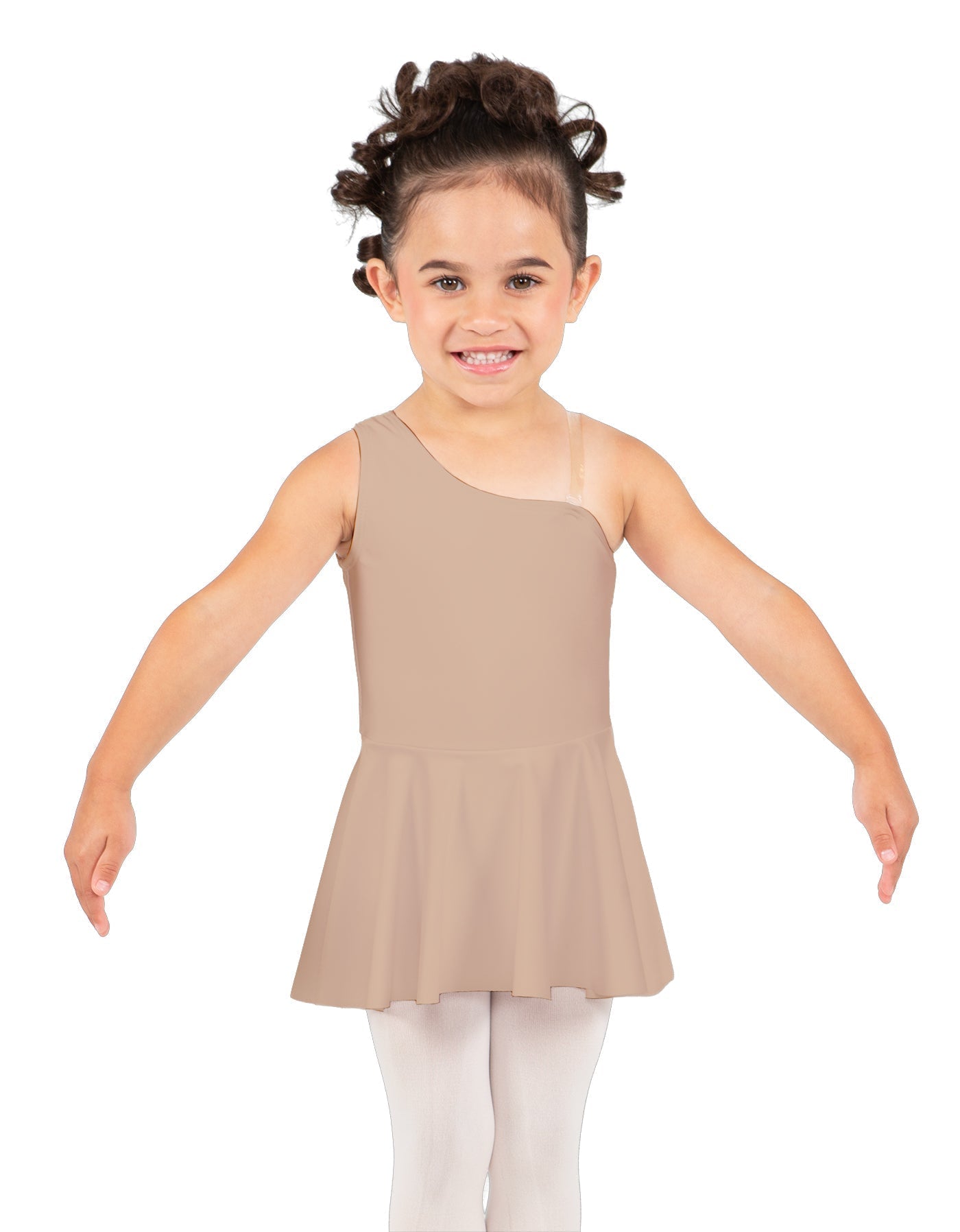 Solid Lycra One Shoulder Dress