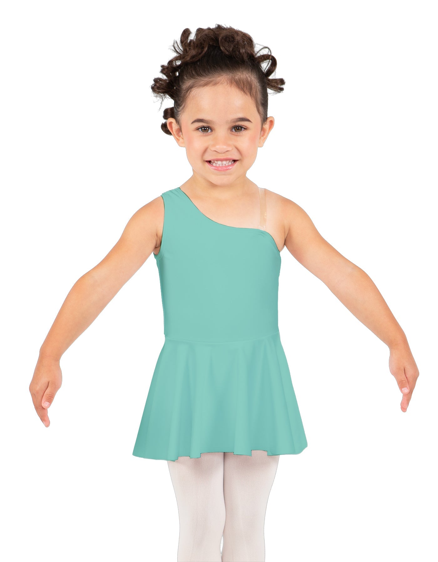 Solid Lycra One Shoulder Dress