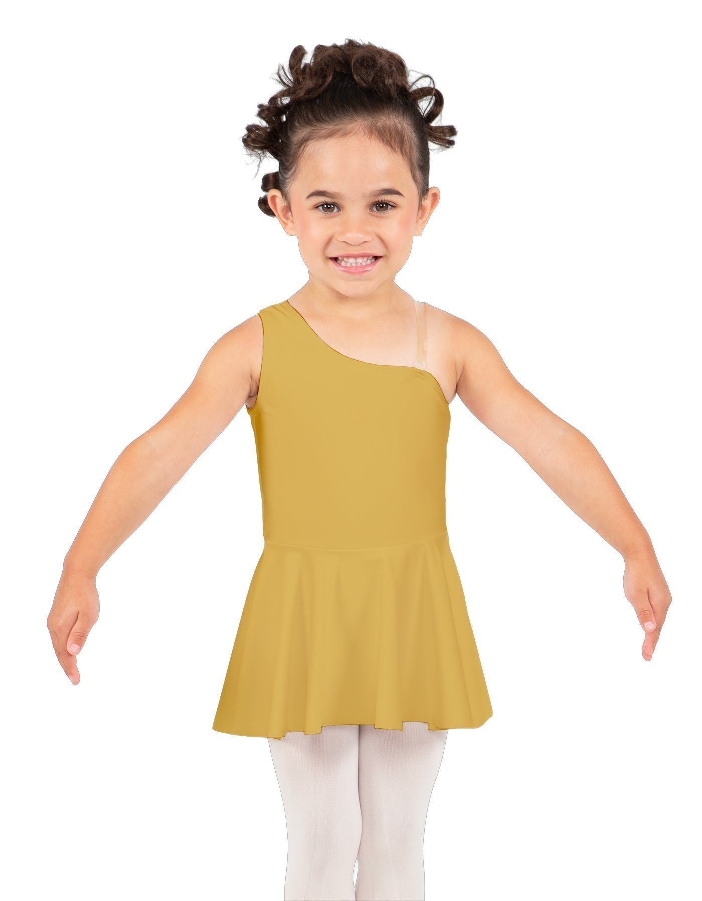 Solid Lycra One Shoulder Dress