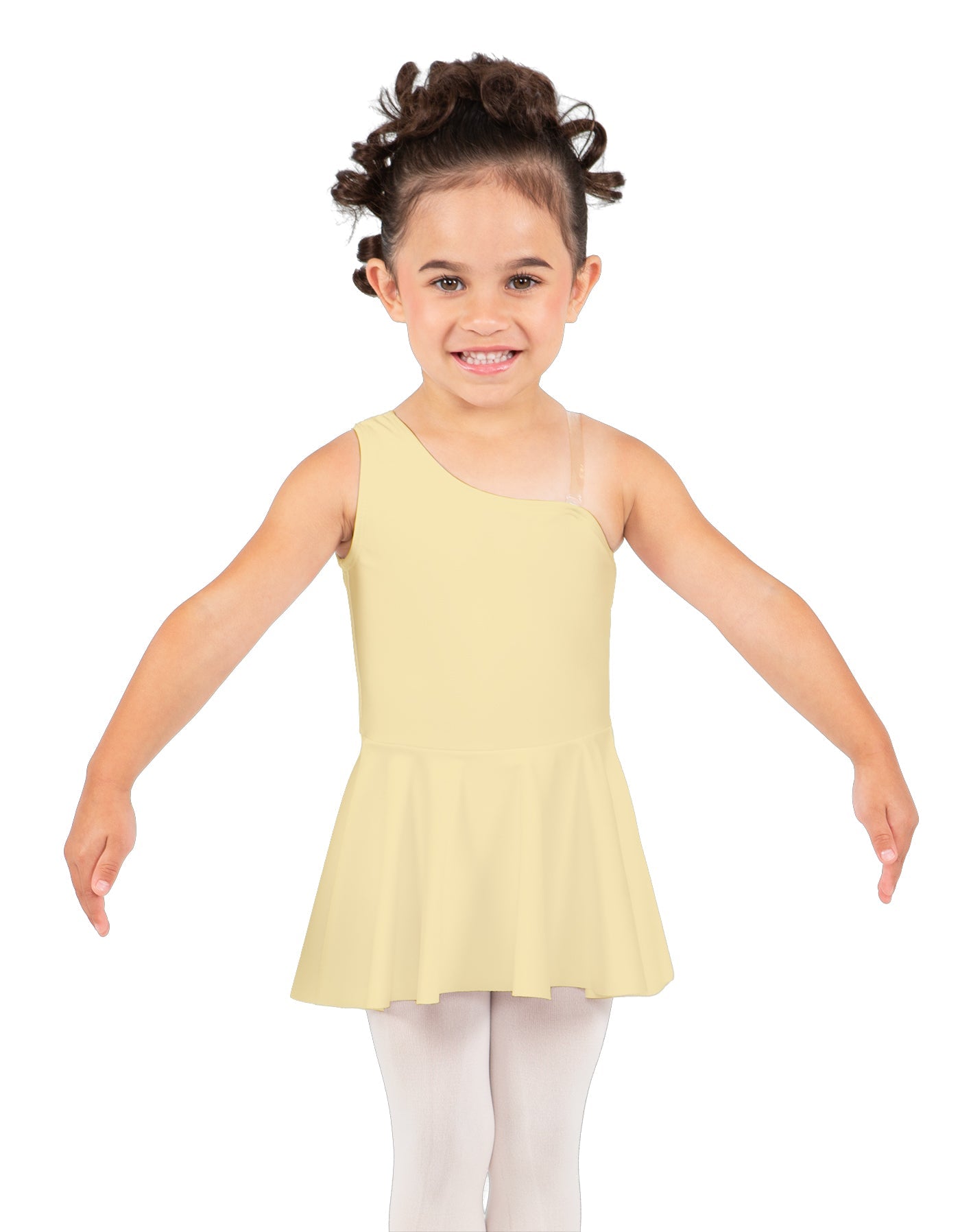 Solid Lycra One Shoulder Dress