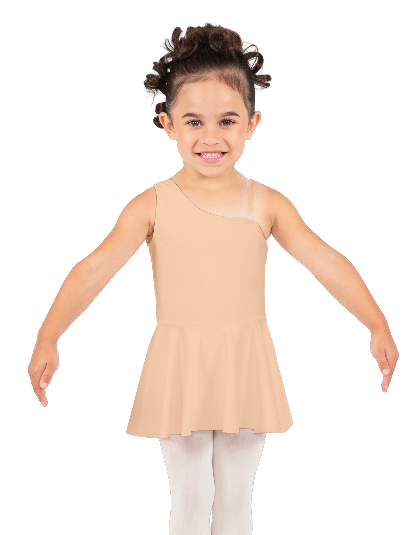 Solid Lycra One Shoulder Dress