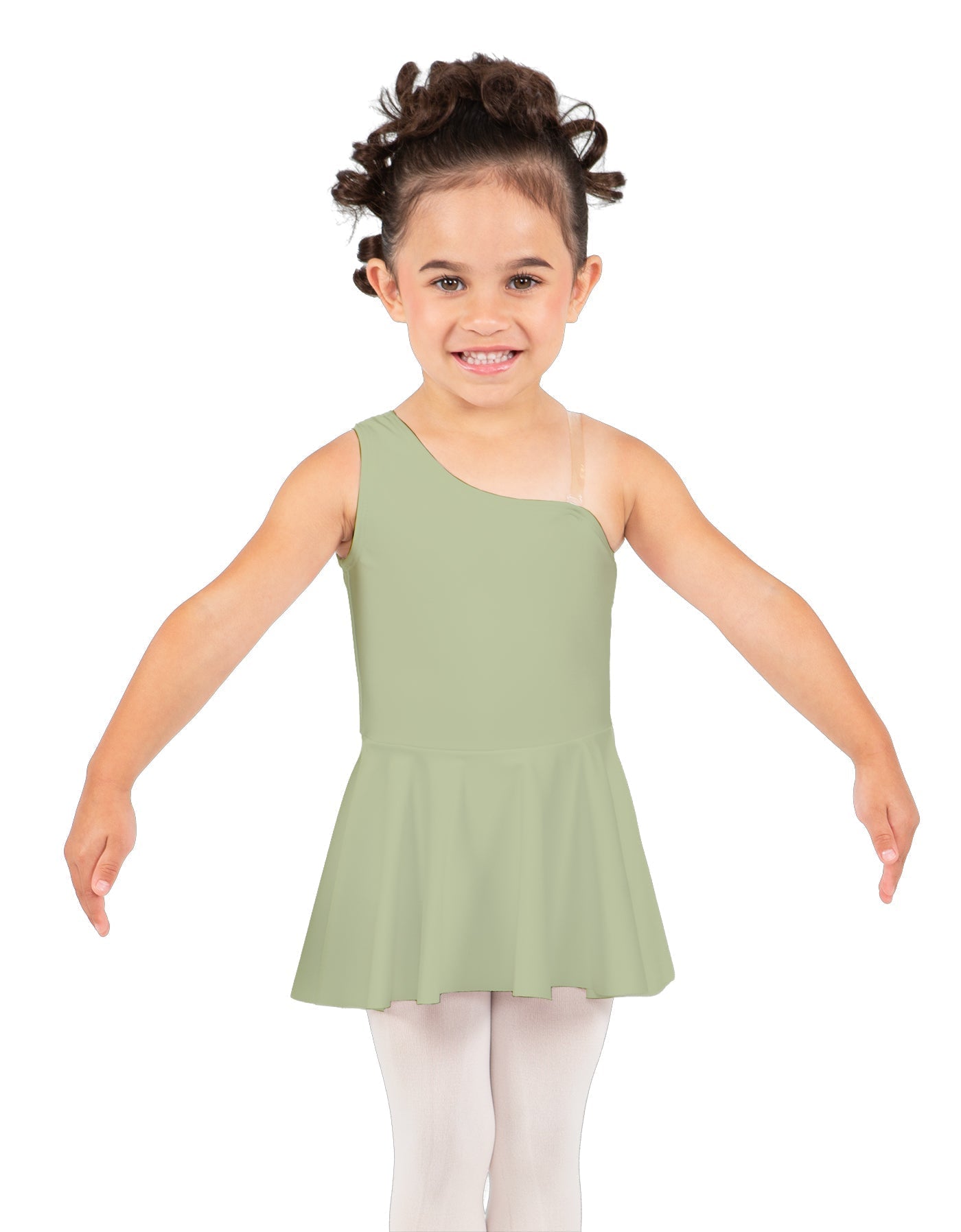Solid Lycra One Shoulder Dress