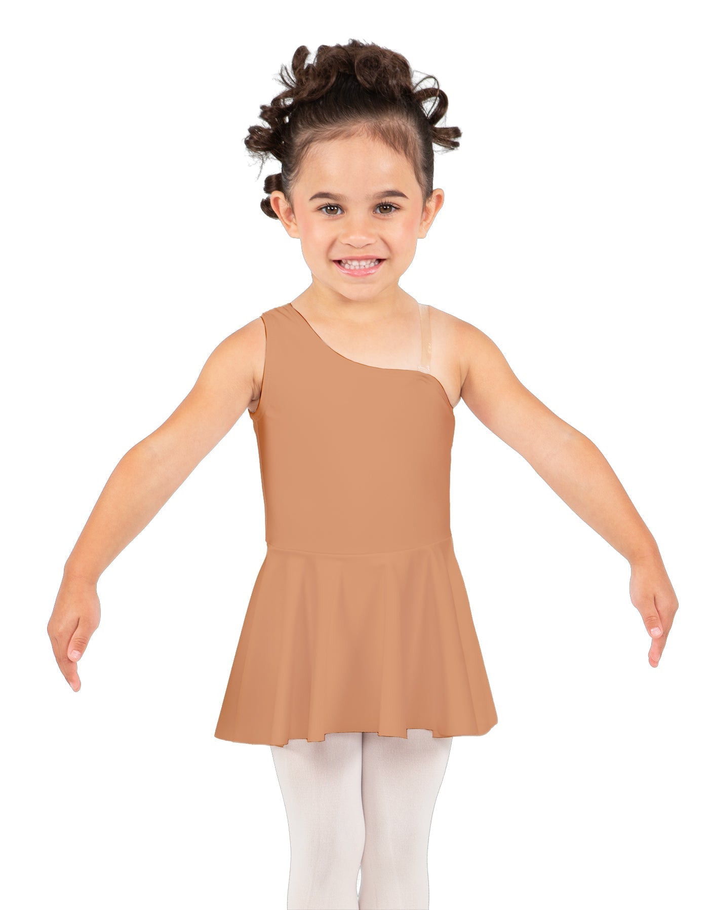 Solid Lycra One Shoulder Dress