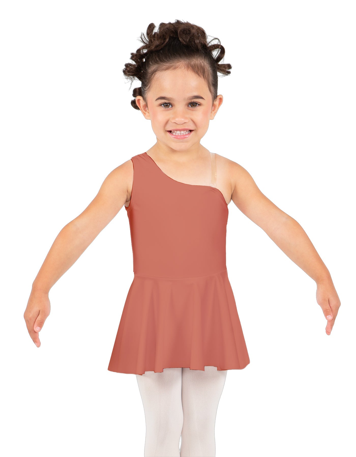 Solid Lycra One Shoulder Dress