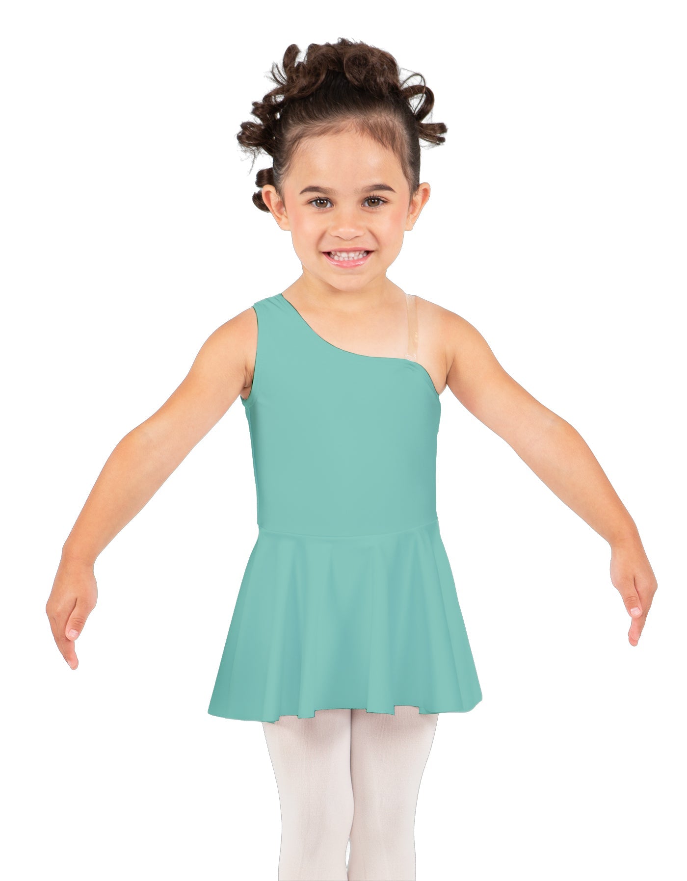 Solid Lycra One Shoulder Dress