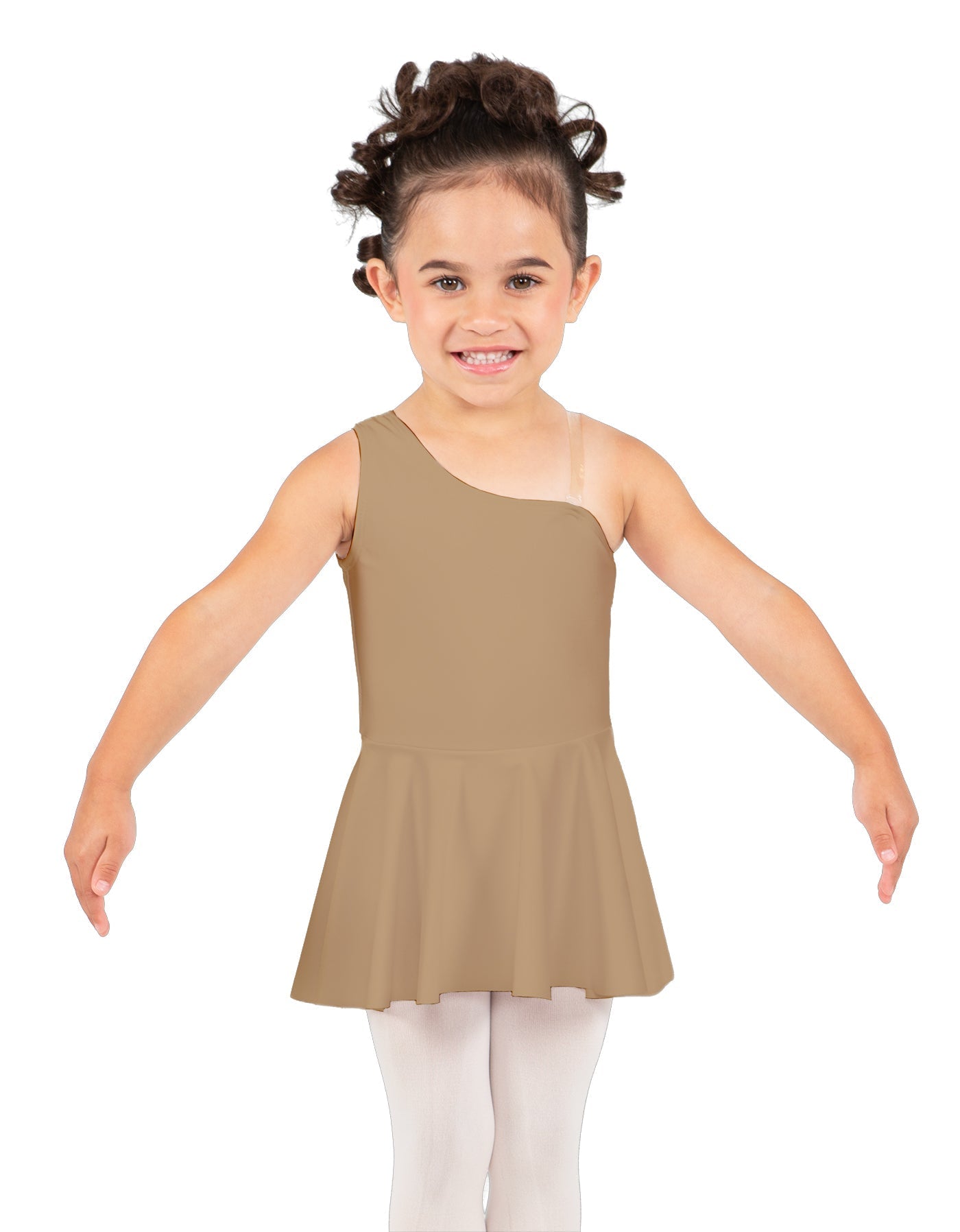 Solid Lycra One Shoulder Dress