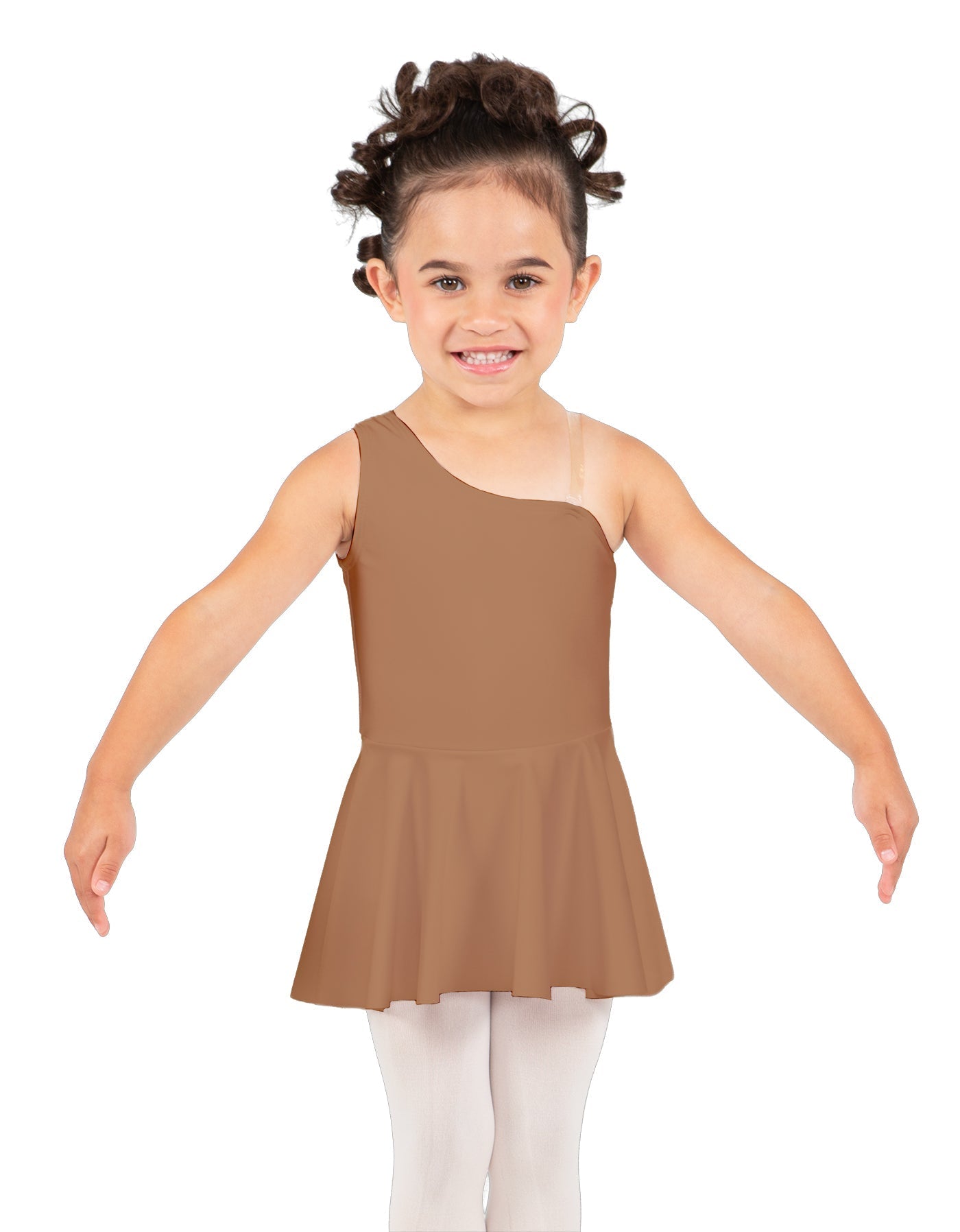 Solid Lycra One Shoulder Dress