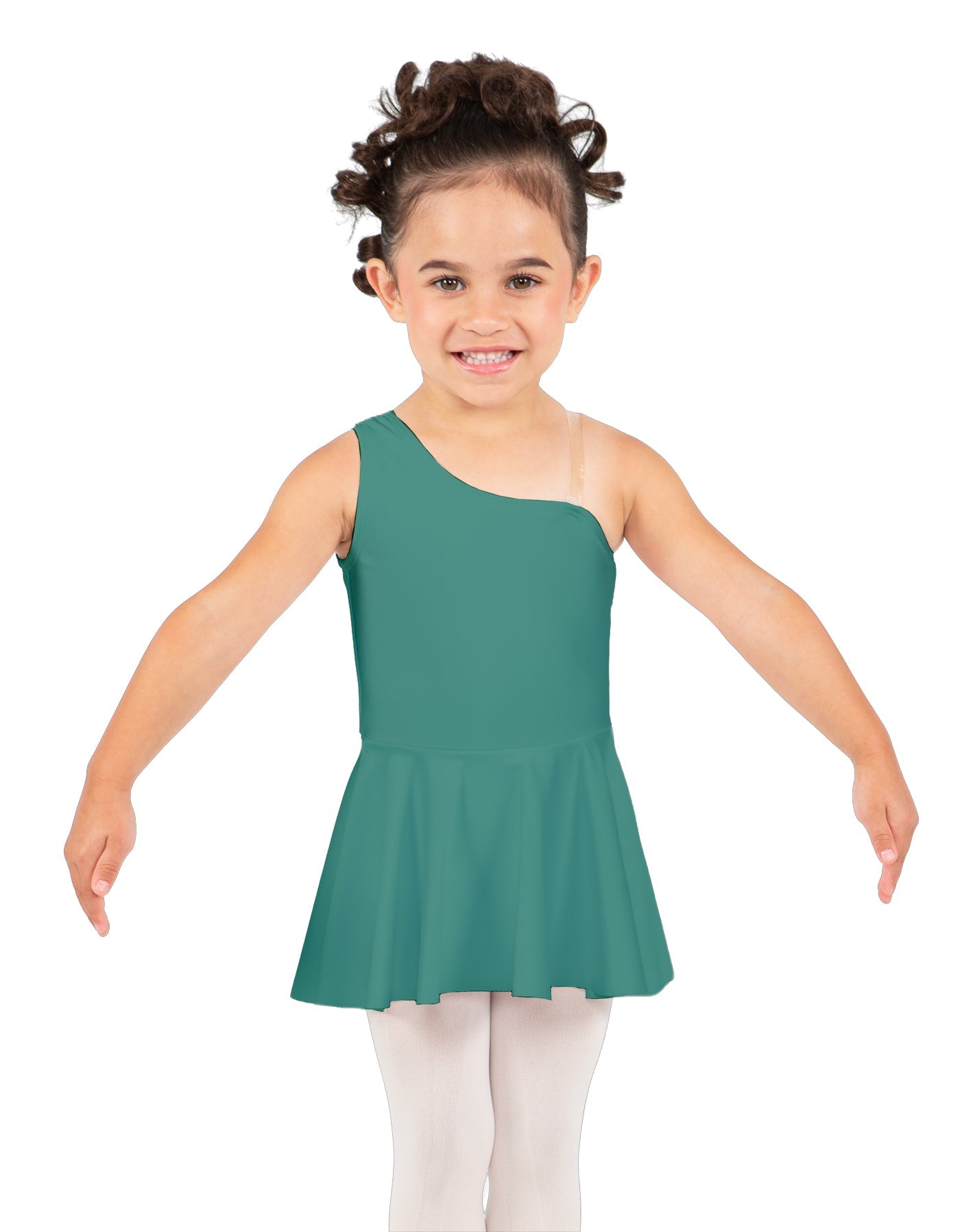 Solid Lycra One Shoulder Dress