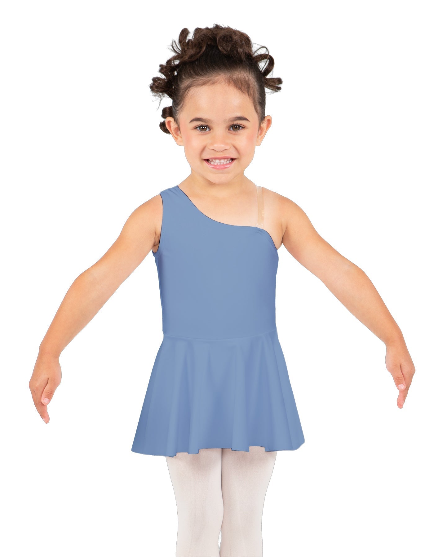 Solid Lycra One Shoulder Dress