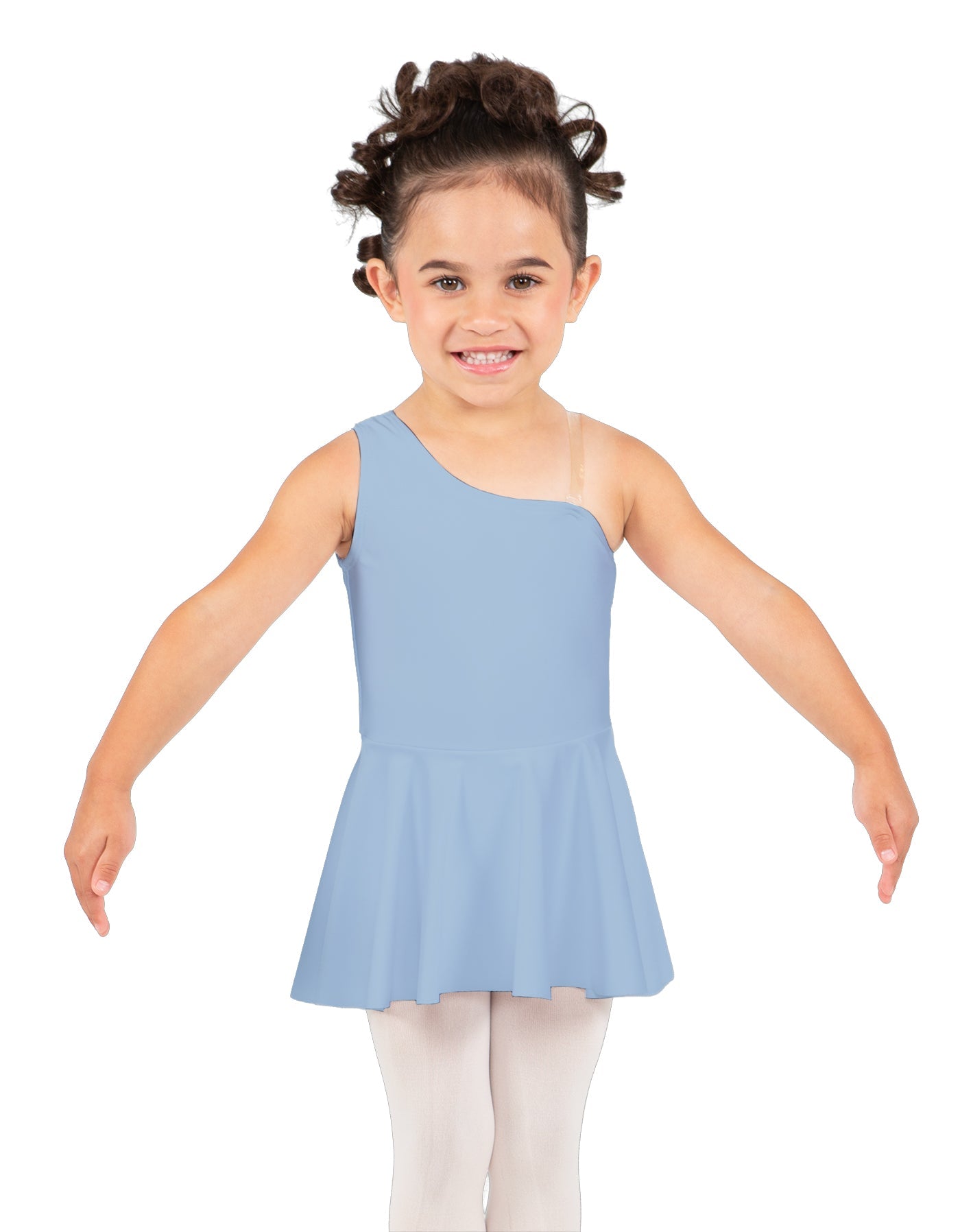 Solid Lycra One Shoulder Dress