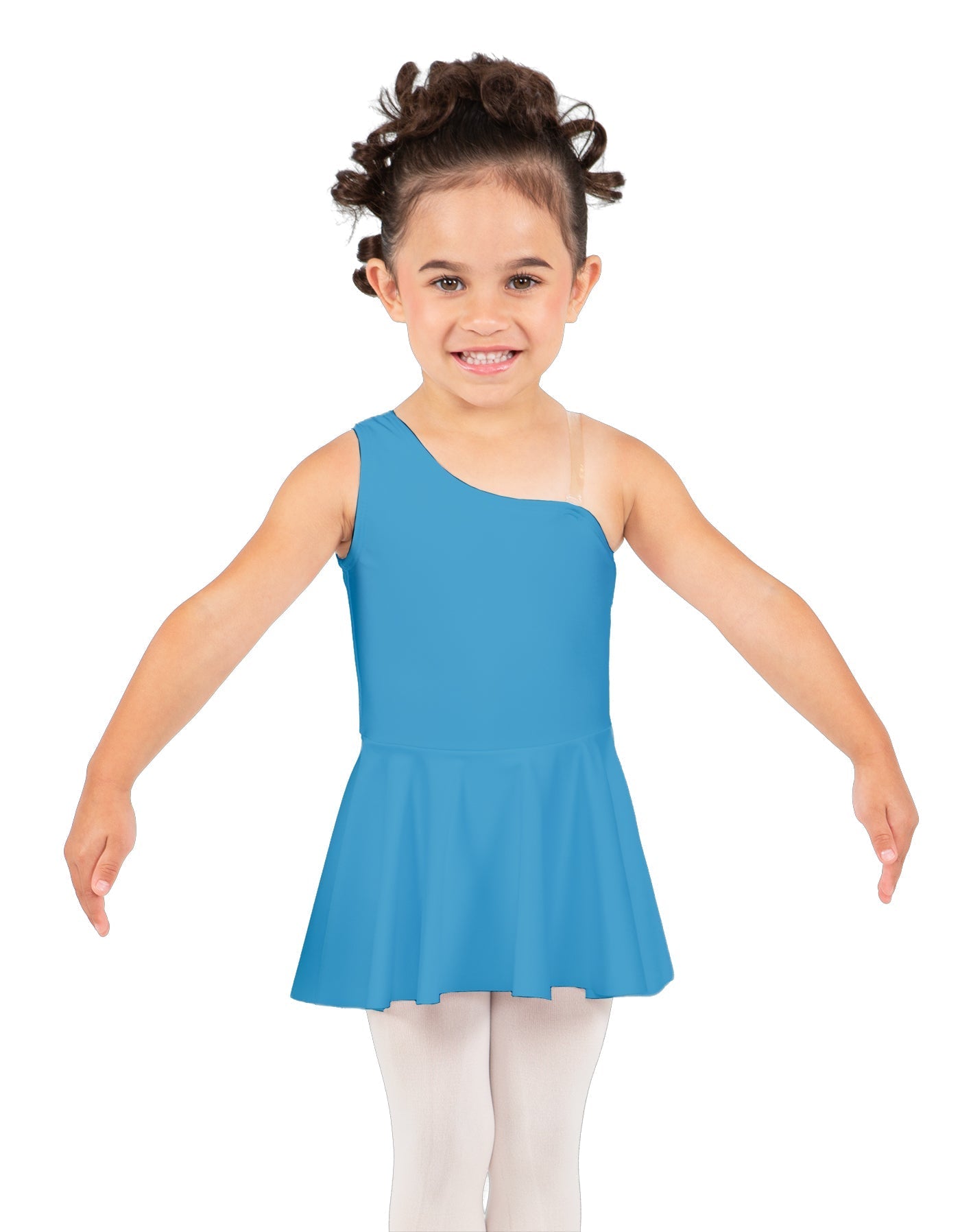 Solid Lycra One Shoulder Dress