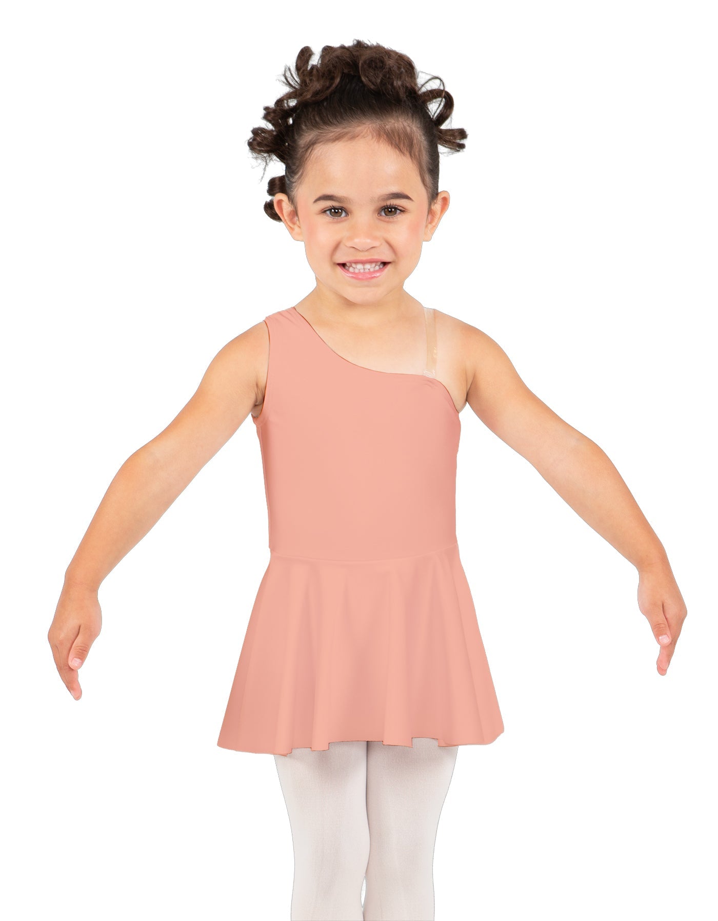 Solid Lycra One Shoulder Dress