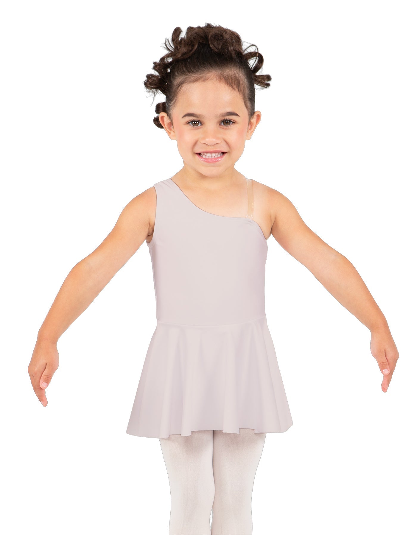 Solid Lycra One Shoulder Dress