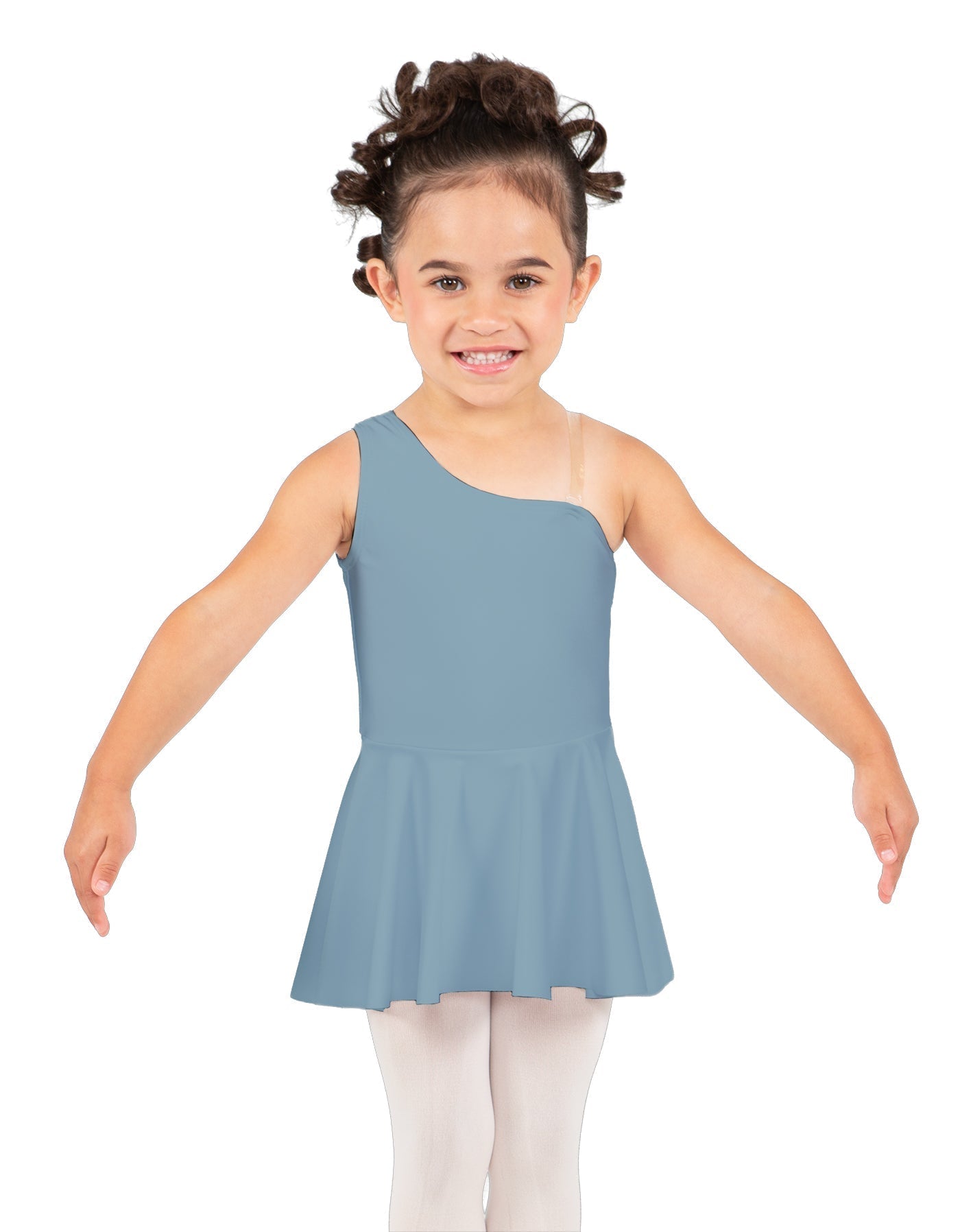 Solid Lycra One Shoulder Dress