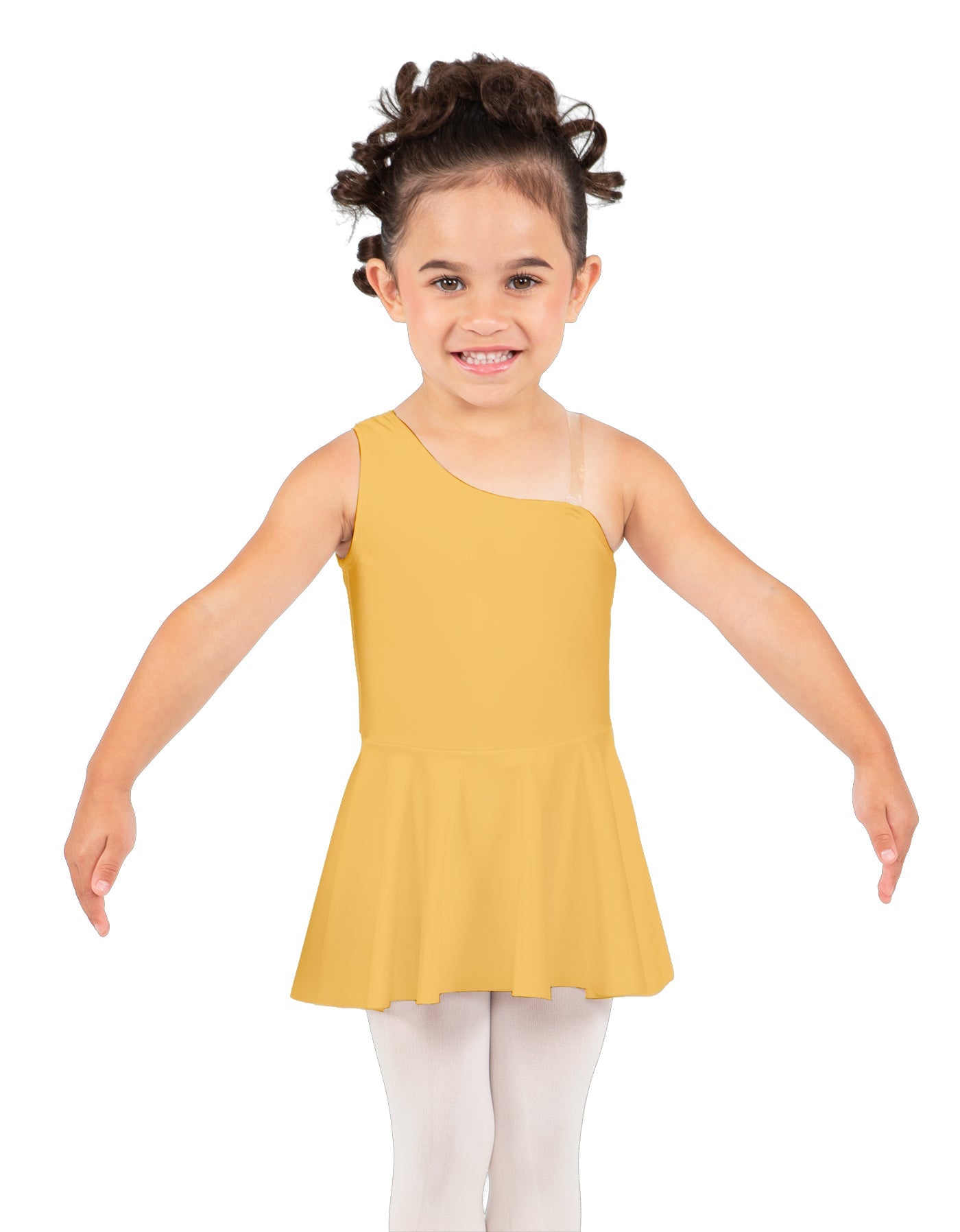 Solid Lycra One Shoulder Dress