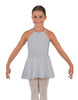 Solid Lycra Halter Binding Dress
