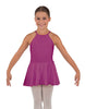 Solid Lycra Halter Binding Dress
