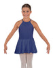 Solid Lycra Halter Binding Dress