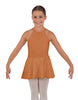 Solid Lycra Halter Binding Dress