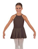Solid Lycra Halter Binding Dress