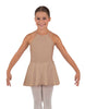 Solid Lycra Halter Binding Dress