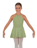 Solid Lycra Halter Binding Dress