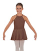 Solid Lycra Halter Binding Dress