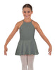 Solid Lycra Halter Binding Dress